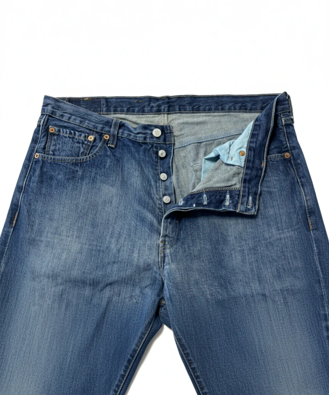 Levi's 501 Straight Leg Blue Jeans