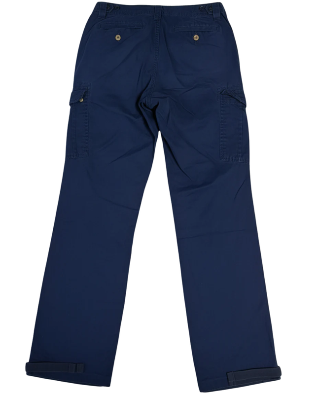 Lauren Ralph Lauren Navy Blue Straight Leg Cargo Utility Pants