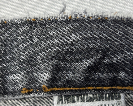 Americanino Grey Vintage Straight Leg Button Fly Jeans
