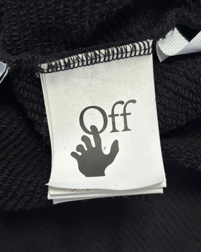 Off-White Black Exactly the Opposite Graphic Hoodie