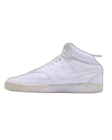 Nike Mens Court Vision Mid NN White Basketball Shoe | EU 43