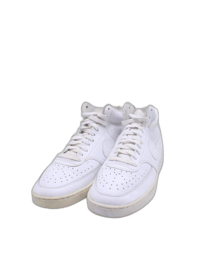 Nike Mens Court Vision Mid NN White Basketball Shoe | EU 43