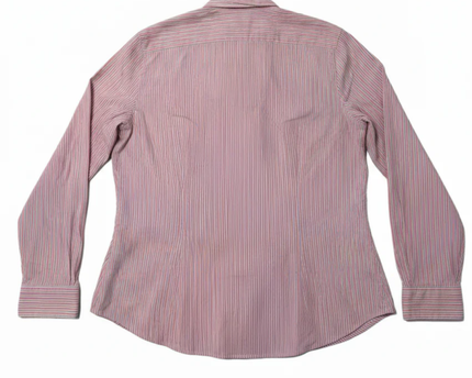 Lauren Ralph Lauren Pink Striped Long Sleeve Button Down Shirt