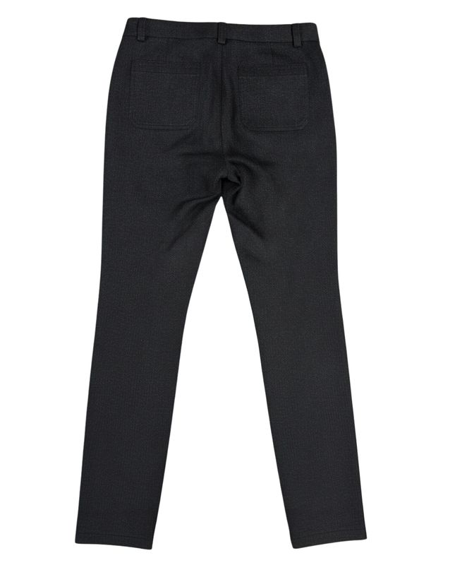 Calvin Klein Black Slim-Fit Straight Leg Dress Pants