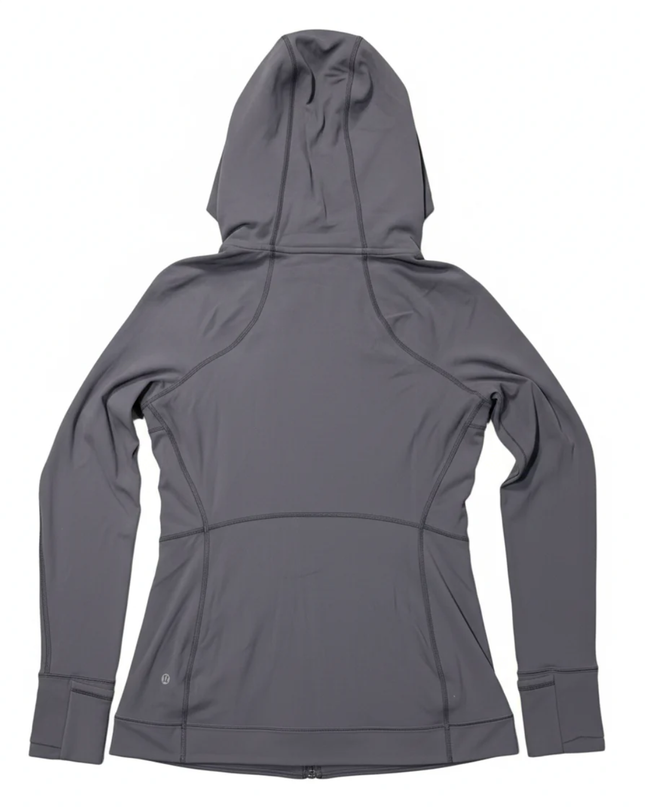 Lululemon Purple Asymmetrical Full Zip Performance Hoodie