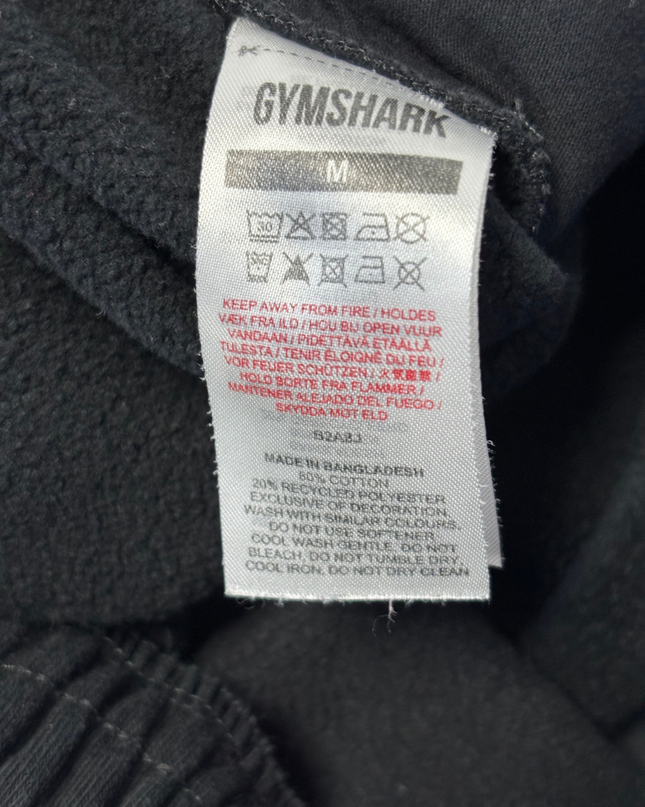 Gymshark Black Fleece Loose Fit Sports Shorts