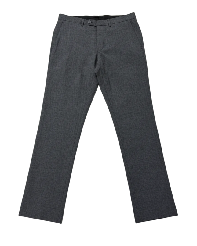 T.M. Lewin Gray Power Stretch Skinny Fit Wool Blend Blazer
