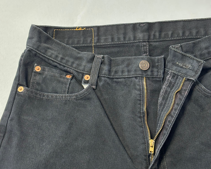 Levi's 615 Black Straight Leg Denim Jeans