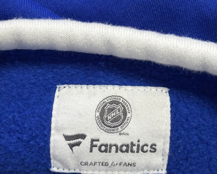 NHL Fanatics Blue Vancouver Canucks Lace-Up Sweatshirt