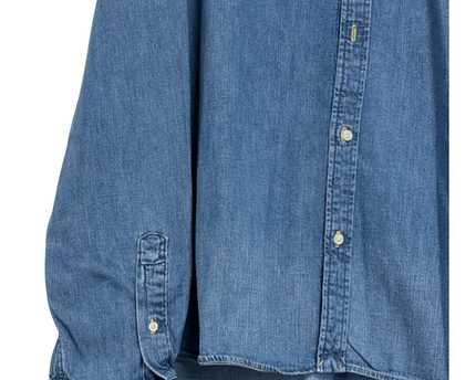 Polo Ralph Lauren Blue Denim Long-Sleeve Button-Down Shirt
