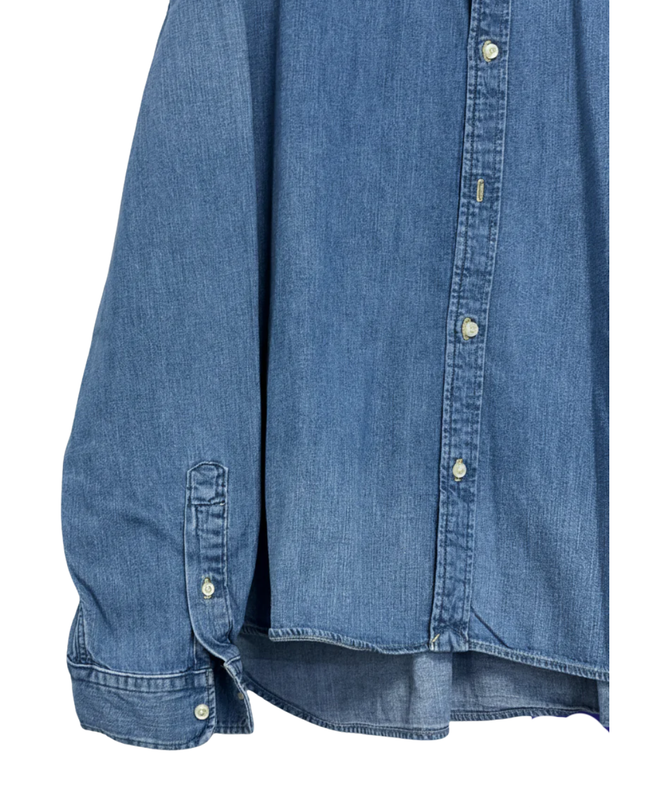 Polo Ralph Lauren Blue Denim Long-Sleeve Button-Down Shirt