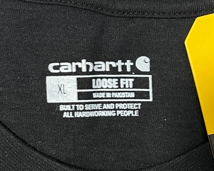 Carhartt Black Short Sleeve Pocket T-Shirt W/Tags