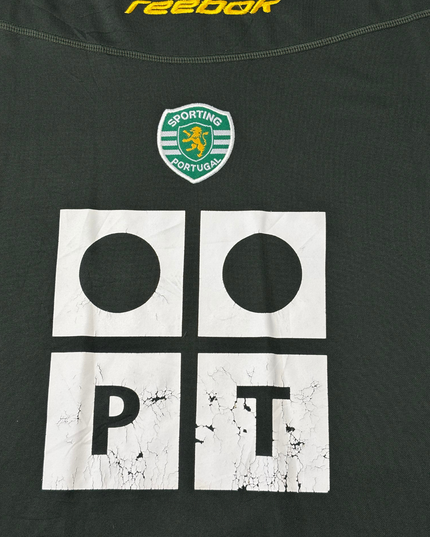 Reebok Sporting CP 2002-03 Dark Green Away Football Jersey