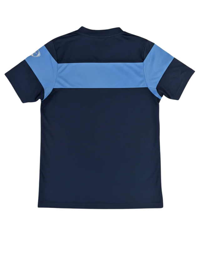 Nike Navy Blue Dri-FIT Color-Block Sports T-Shirt