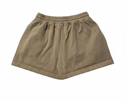 Alo Yoga Beige High-Waist Accolade Sweat Shorts