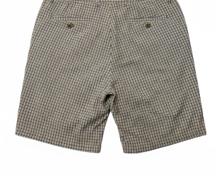 Gagliardi Multicolor Check Cotton Tailored Shorts