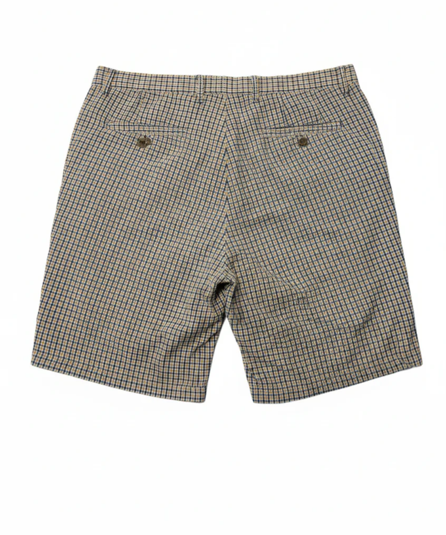 Gagliardi Multicolor Check Cotton Tailored Shorts