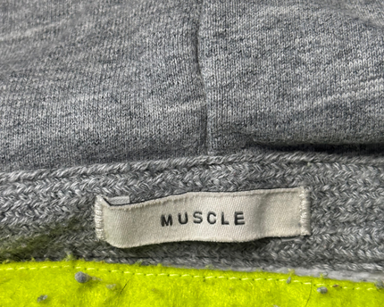 Abercrombie & Fitch Grey Graphic Fleece Pullover Hoodie
