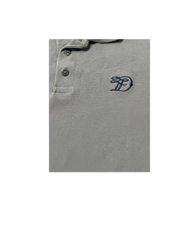 Tom Tailor Grey Cotton Piqué Polo Shirt