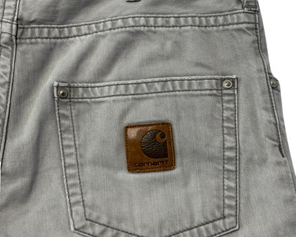Carhartt Grey Slim Fit Cotton Pants