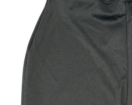 Asos Black Tie Hem High-Waisted Slim Pants