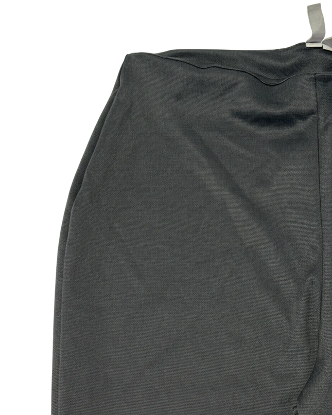 Asos Black Tie Hem High-Waisted Slim Pants