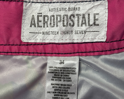 Aeropostale Navy/Pink Floral Print Board Shorts
