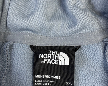 The North Face Two-Tone Grey Hooded Hybrid Jacket for Men