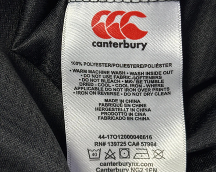 Canterbury Black British & Irish Lions Rugby Training Jersey