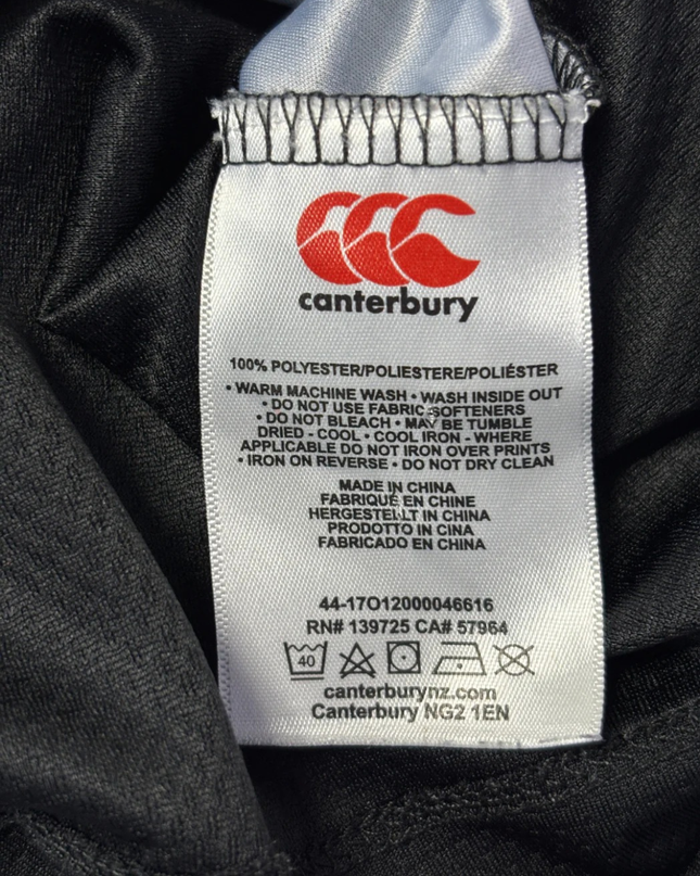 Canterbury Black British & Irish Lions Rugby Training Jersey