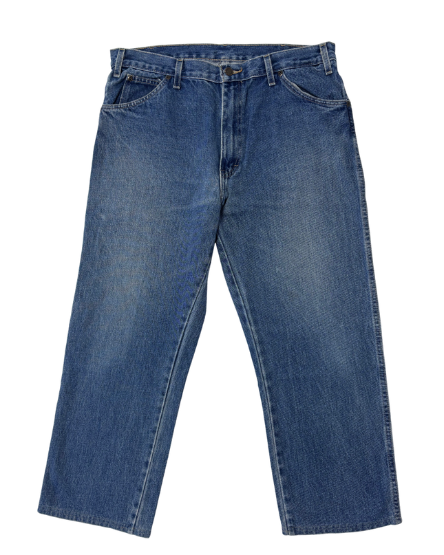 Dickies Classic Fit Stonewash Blue Denim Jeans - L | Waist: 34"