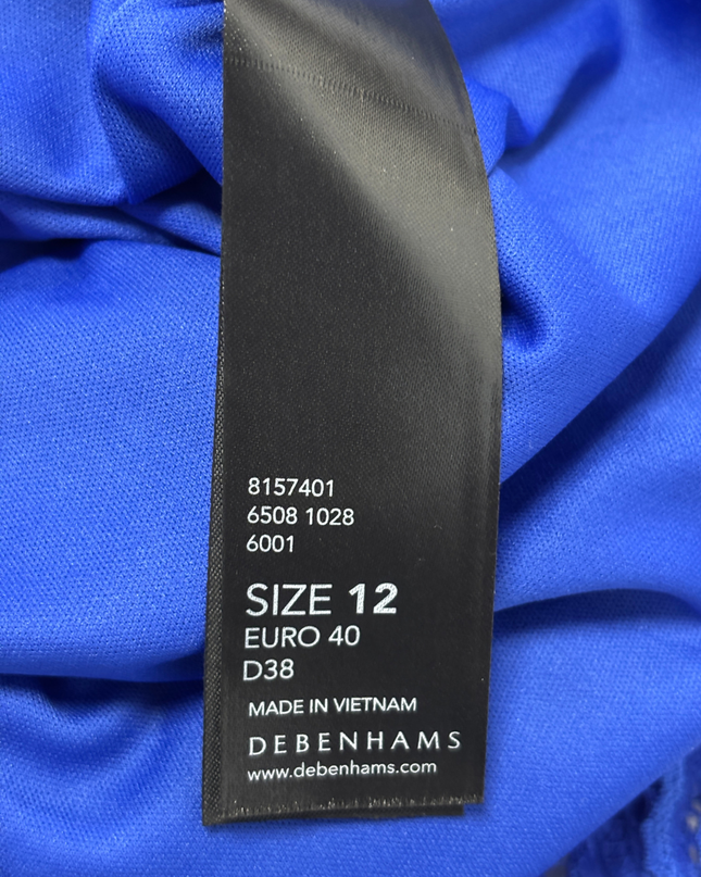 The Collection Debenhams Royal Blue Floral Lace Sheath Dress