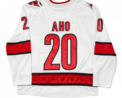 Fanatics White Sebastian Aho Carolina Hurricanes Away Jersey