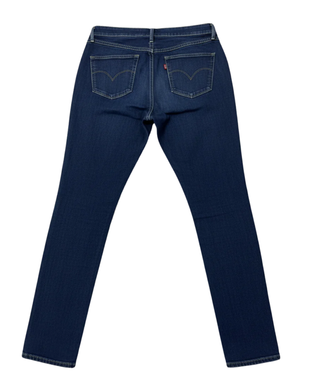 Levi's Blue Mid Rise Skinny Jeans
