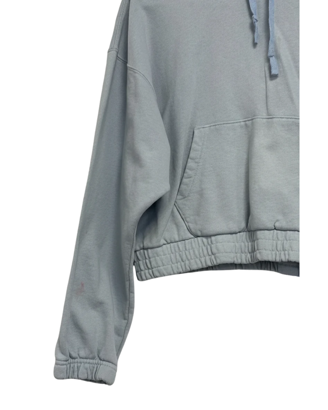 Jordan Light Blue Cropped Flight Hoodie