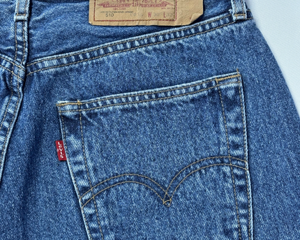 Levi's Classic Blue Straight Leg Denim Jeans