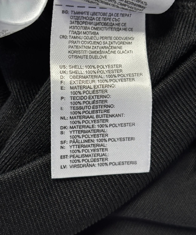 Adidas Black and Grey 3-Stripe Zip-Up Sports Jacket