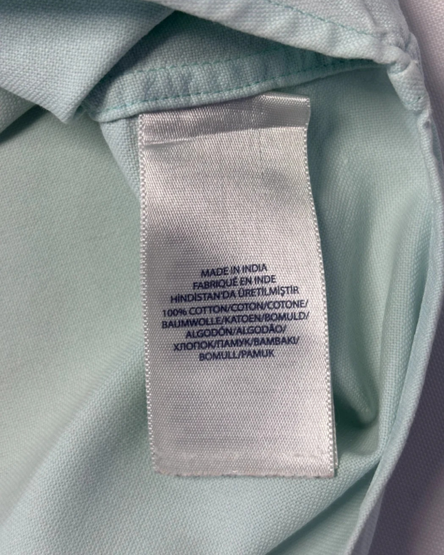 Ralph Lauren Mint Green Long Sleeve Button-Down Shirt
