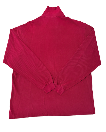 Lacoste Long-Sleeve Classic Red Piqué Polo Shirt - XL