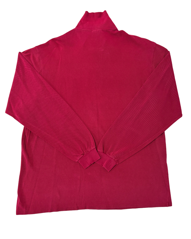Lacoste Long-Sleeve Classic Red Piqué Polo Shirt - XL