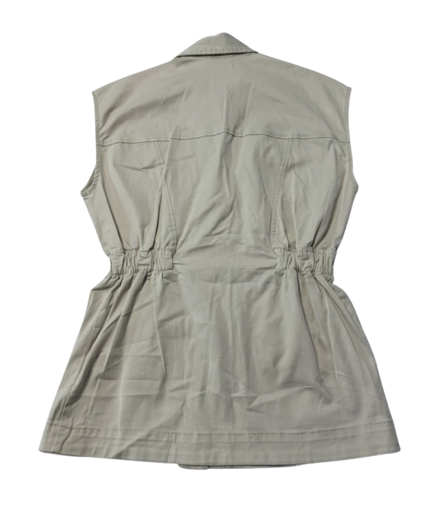 H&M Divided Beige Utility Sleeveless Vest