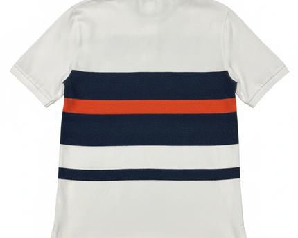 Polo Ralph Lauren White Striped Big Pony Polo Shirt