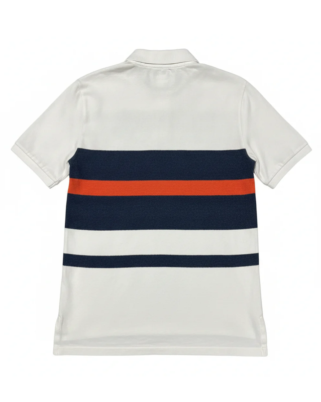Polo Ralph Lauren White Striped Big Pony Polo Shirt