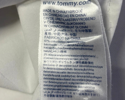 Hilfiger Denim White Slim Fit Long Sleeve Shirt