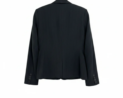 Apt. 9 Black Pinstripe Two-Button Blazer