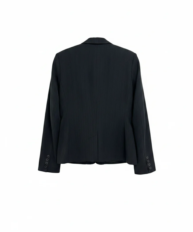 Apt. 9 Black Pinstripe Two-Button Blazer