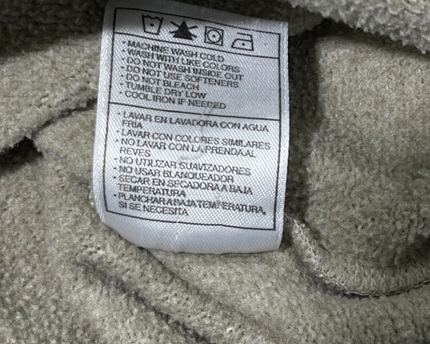 Nike ACG Beige 1/4 Zip Textured Fleece Sweater
