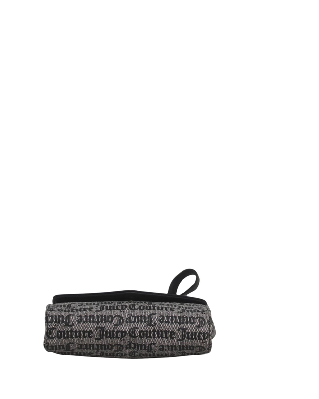 Juicy Couture Black Monogram Heart Crossbody Bag