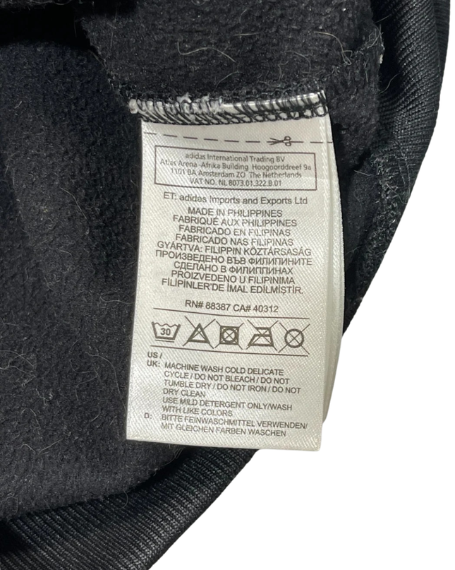 Adidas Black Trefoil Logo Graphic Hoodie