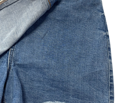 Abercrombie Kids Blue Denim Wrap Skort
